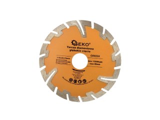 GEKO Tarcza diamentowa 115mm głębokie cięcie(100) G00224
