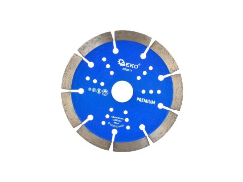 GEKO Tarcza diamentowa 125x10x22,2mm segment. GEKO PREMIUM by laser(100) G78311