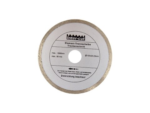 GEKO Tarcza diamentowa 125mm Pełna szara (100) G00211