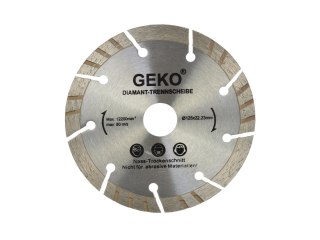 GEKO Tarcza diamentowa 125mm szara-laser (100) G00222