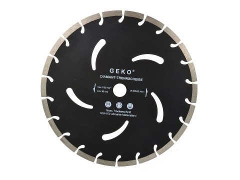 GEKO Tarcza diamentowa czarna 300x10x25,4mm GEKO(10) G00296