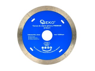 GEKO Tarcza do cięcia glazury 125mmx10x1.2mm PREMIUM (100/200) G78331