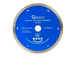 GEKO Tarcza do cięcia glazury 200mmx10x1.6mm PREMIUM (50) G78333