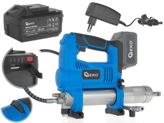 GEKO Towotnica akumulatorowa Li-ion 18V - zestaw walizka + ładowarka + AKU 4.0Ah (3) G80657