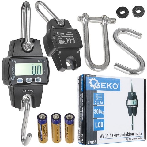 GEKO Waga hakowa magazynowa elektroniczna 300kg (20) G71156