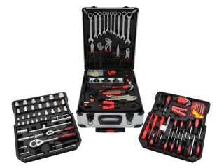 GEKO Walizka narzędziowa z wyposażeniem 187el.(klucze z grzechotką)(1) G10856