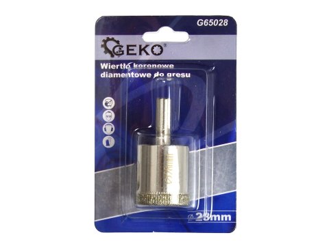 GEKO Wiertło koronowe diamentowe do gresu 28mm PROFI (2/224) G65028