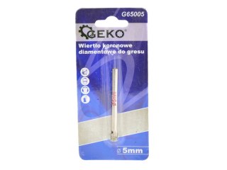 GEKO Wiertło koronowe diamentowe do gresu 5mm PROFI (1/500) G65005