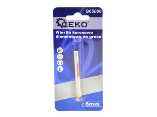 GEKO Wiertło koronowe diamentowe do gresu 6mm PROFI (10/1750) G65006