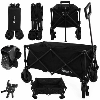 GEKO Wózek ogrodowy - plażowy składany 127L 100kg (1) G71109