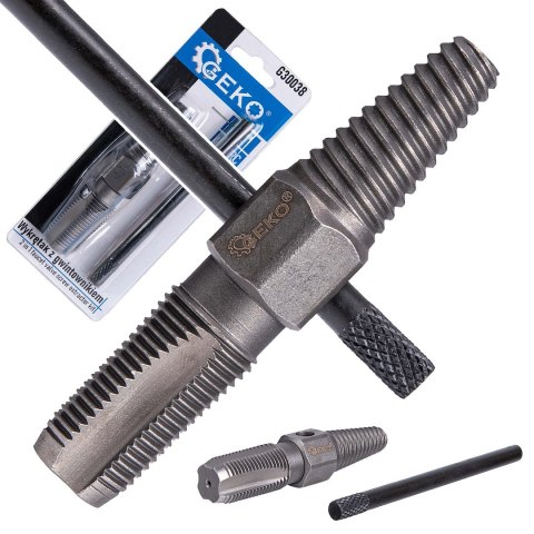 GEKO Wykrętak z gwintownikiem do usuwania zerwanych śrub, rur i zaworów 1/2" (100) G30038