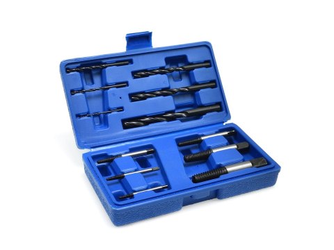 GEKO Wykrętaki do zerwanych śrub + wiertła HSS 12el.(40) G30034