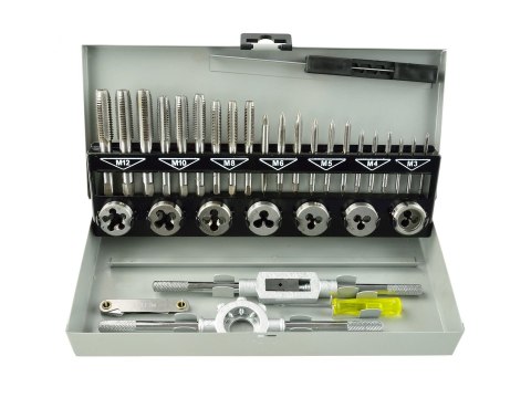 GEKO Zestaw gwintowników i narzynek M3-M12 32el. (10) G38301