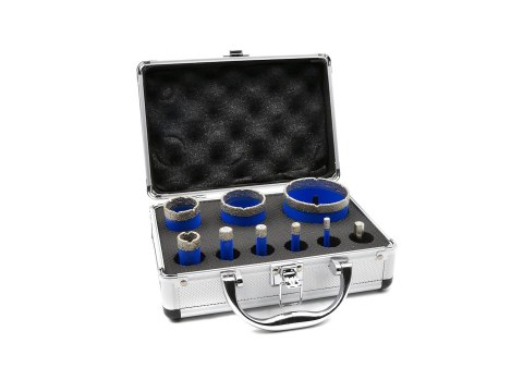 GEKO Zestaw otwornic diamentowych 9el. 6-68mm (10) G65102