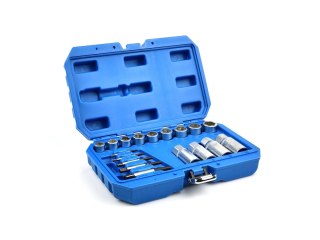 GEKO Zestaw wykrętaków do śrub i szpilek 17el. (10) G30035