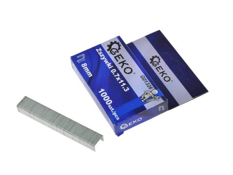 GEKO Zszywki Typ A 0,7x11,3 8mm 1000szt. (200) G01326