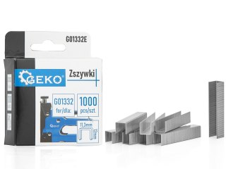 GEKO Zszywki Typ G 1.2x11.3mm 12mm 1000szt. (200) G01332E