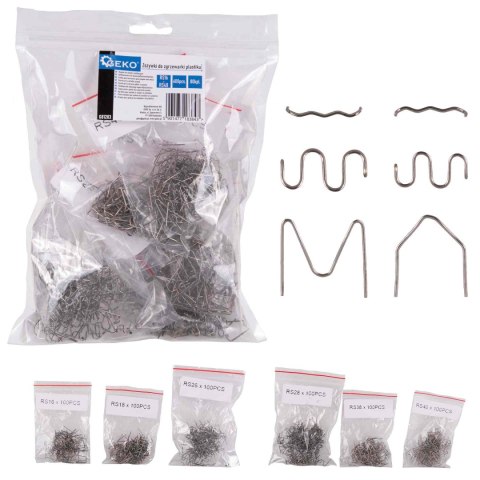 GEKO Zszywki do zgrzewarki plastiku RS16-RS46 600szt. (80) G81283