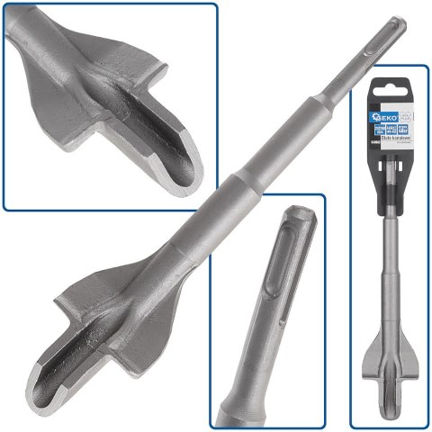 GEKO Dłuto kanałowe skrzydełkowe SDS Plus 22/250mm (50) G40063