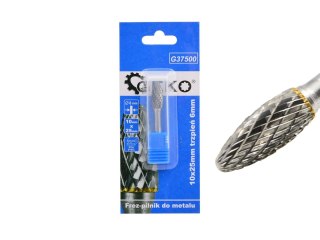 GEKO Frez-pilnik do metalu z węglika wolframu 10x25mm (200) G37500
