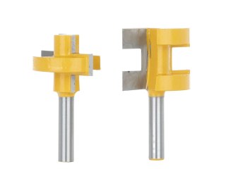 GEKO Frezy do połączeń wpustowych 2szt - trzpień 8mm (5/50) G01216