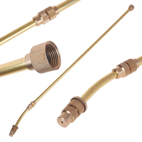 GEKO Lanca do opryskiwaczy mosiężna teleskopowa 50-98cm (200) G73264