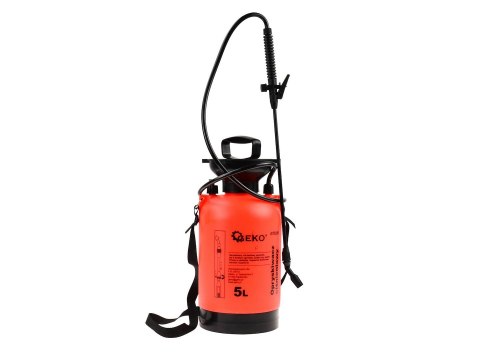 GEKO Opryskiwacz ciśnieniowy 5L ORANGE (6) G73235