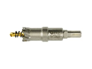 GEKO Otwornica widiowa - koronka do metalu 20mm z wiertłem tytanowym (100) G39682