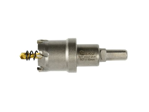 GEKO Otwornica widiowa - koronka do metalu 30mm z wiertłem tytanowym (100) G39685