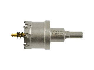 GEKO Otwornica widiowa - koronka do metalu 40mm z wiertłem tytanowym (100) G39687