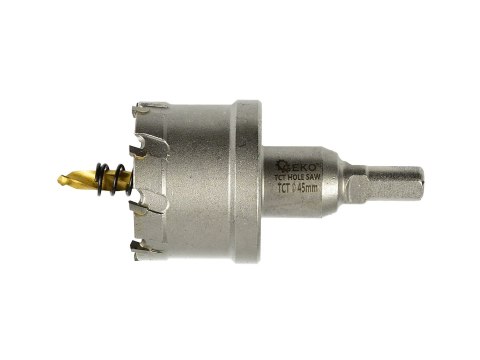 GEKO Otwornica widiowa - koronka do metalu 45mm z wiertłem tytanowym (60) G39688