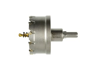 GEKO Otwornica widiowa - koronka do metalu 65mm z wiertłem tytanowym (30) G39692