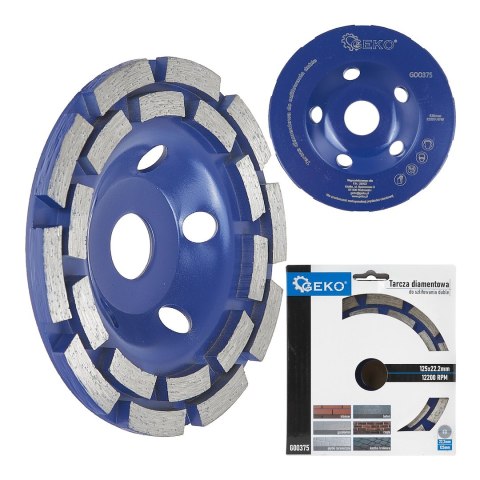 GEKO Tarcza diamentowa do szlifowania 125mm duble GEKO(20) G00375
