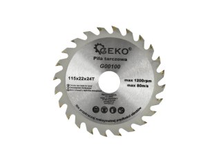 GEKO Tarcza do drewna 115x22x24T(200) G00100