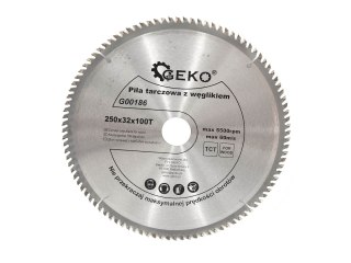 GEKO Tarcza do drewna 250x32x80T + redukcja 25,4mm (25) G00185