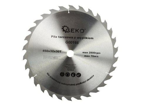 GEKO Tarcza do drewna 450x32x30T(5) G00166