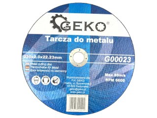 GEKO Tarcza do metalu 230x2,0 GEKO (25/50/100) G00023