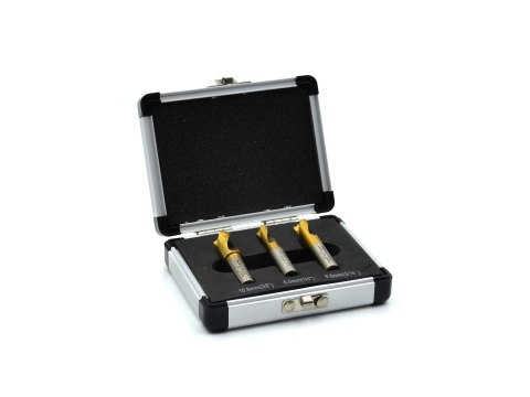 GEKO Wiertła do zgrzewów punktowych 3szt. 6,5mm 8mm 10mm (40) G39750