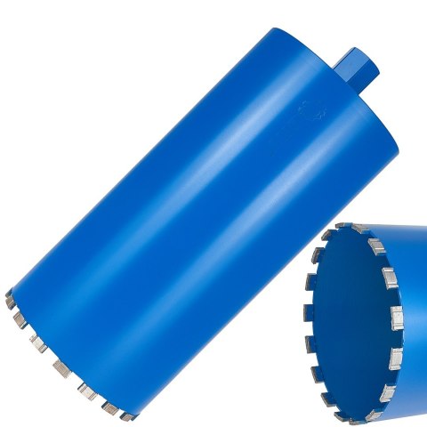 GEKO Wiertło diamentowe koronowe do wiertnicy na sucho i mokro 202x10x450mm 17T 1.1/4" (1) G65221