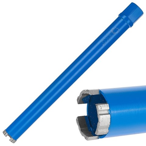 GEKO Wiertło diamentowe koronowe do wiertnicy na sucho i mokro 42x10x450mm 3T 1.1/4" (10) G65209