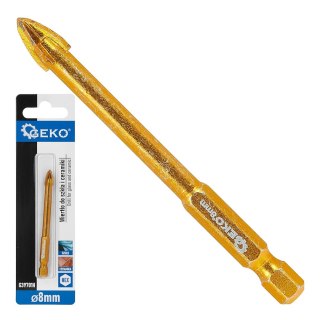 GEKO Wiertło do szkła i ceramiki HEX 8mm (500) G39701H