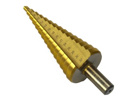 GEKO Wiertło stożkowe HSS TiN 4-32mm (25/100) G38500