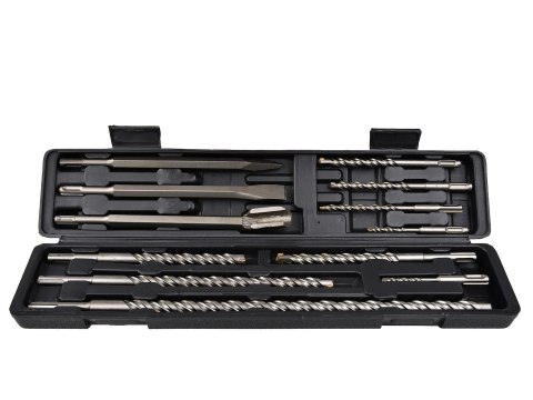 GEKO Zestaw 12szt. wierteł i dłut SDS PLUS(10) G40039