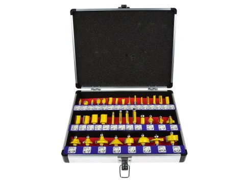 GEKO Zestaw frezów do drewna 35el.GEKO(5) G01202