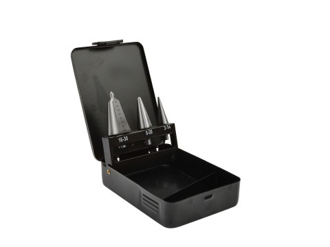 GEKO Zestaw wierteł bezstopniowych 3szt. 3-30mm (metal skrzynka) (50) G38573