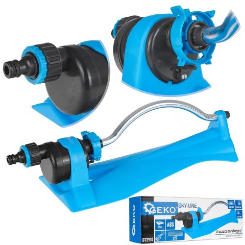 GEKO Zraszacz oscylacyjny regulowany 15 otworów SKY-LINE (12) G72910