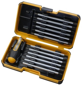 Felo Zestaw wkrętaków z ruchomą rękojeścią TORX HEX PZ PH 12szt. FL06081306