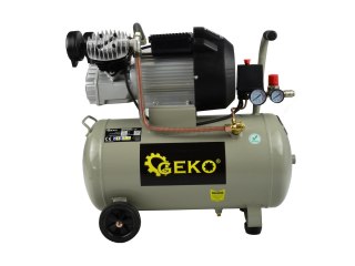 GEKO #Kompresor olejowy dwutłokowy 50L (1) G80305