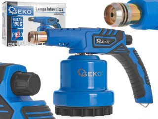 GEKO Lampa lutownicza z piezo na kartusze 190g metal PROFI (12) G20079