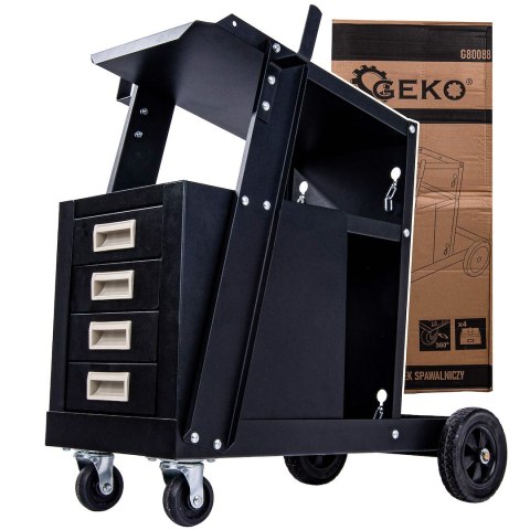 GEKO Mobilny wózek spawalniczy 4-szufladowy (1) G80088